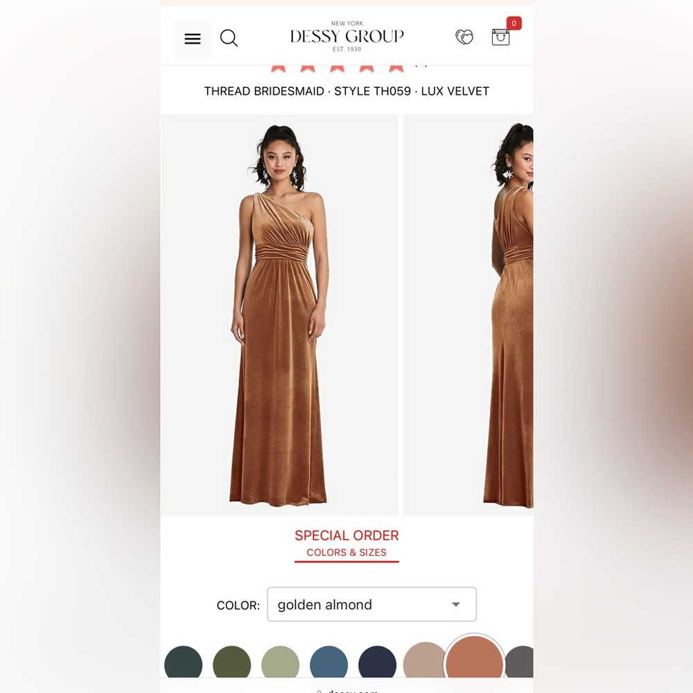Dessy Group bridesmaid dress